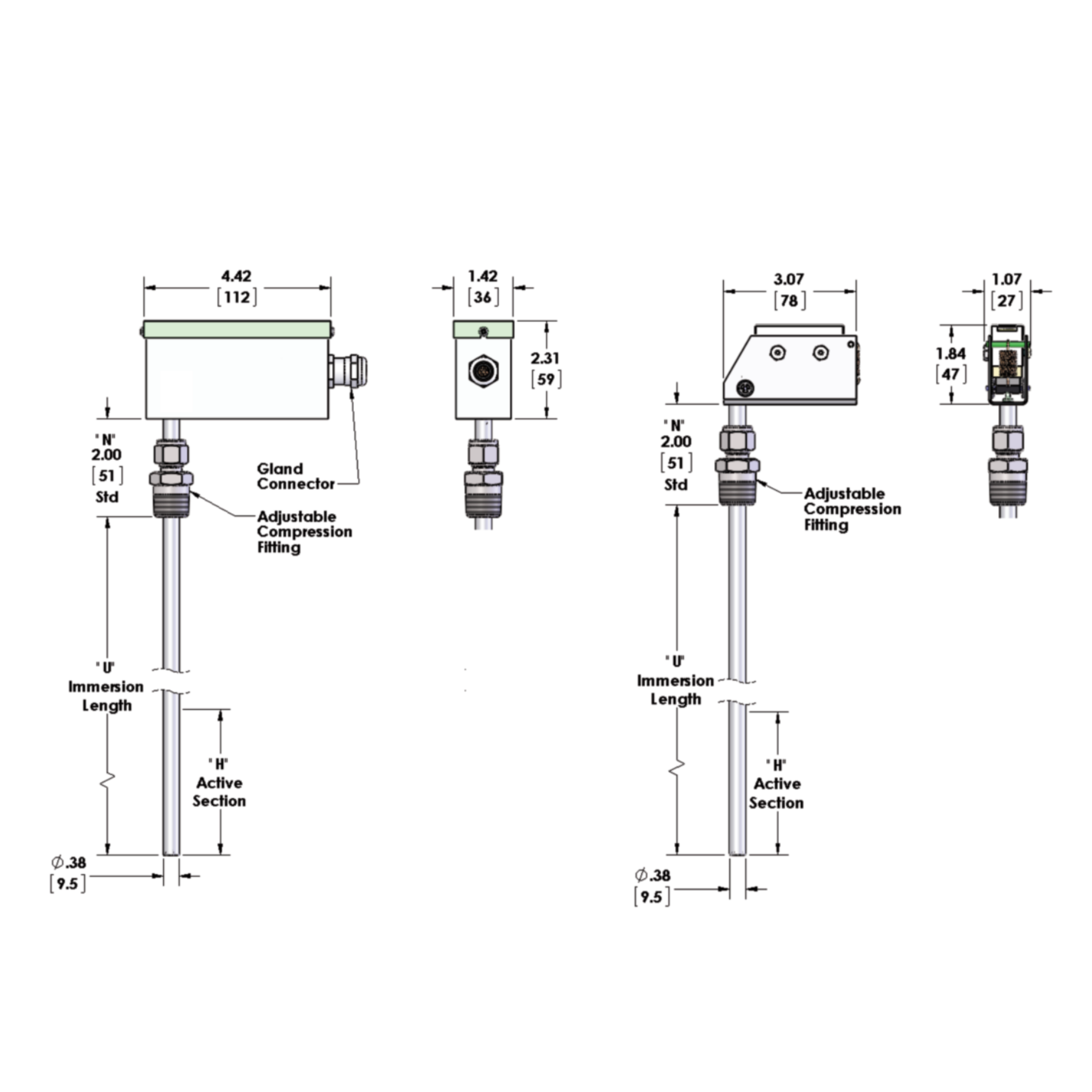 Rod and Tube Type Temperature Switch Details