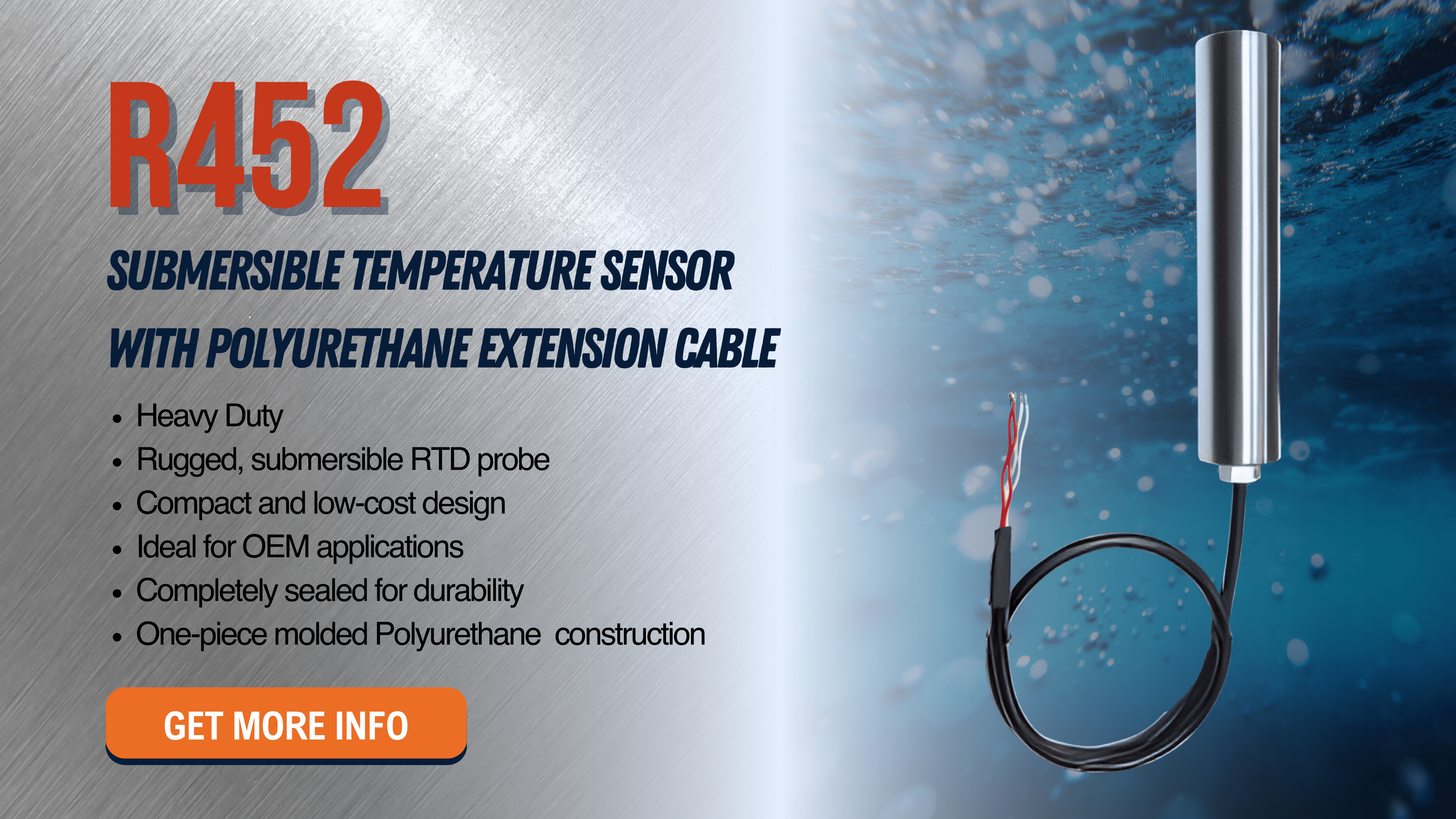 R452 Submersible Temperature Sensor 2023