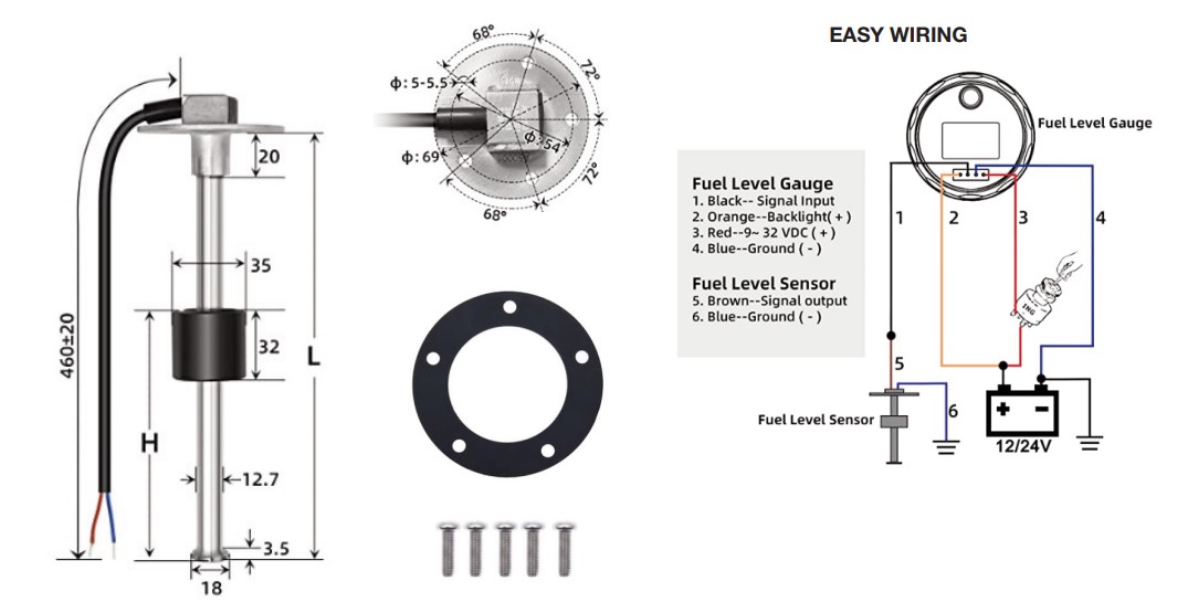 FS1 Fuel Sender Details