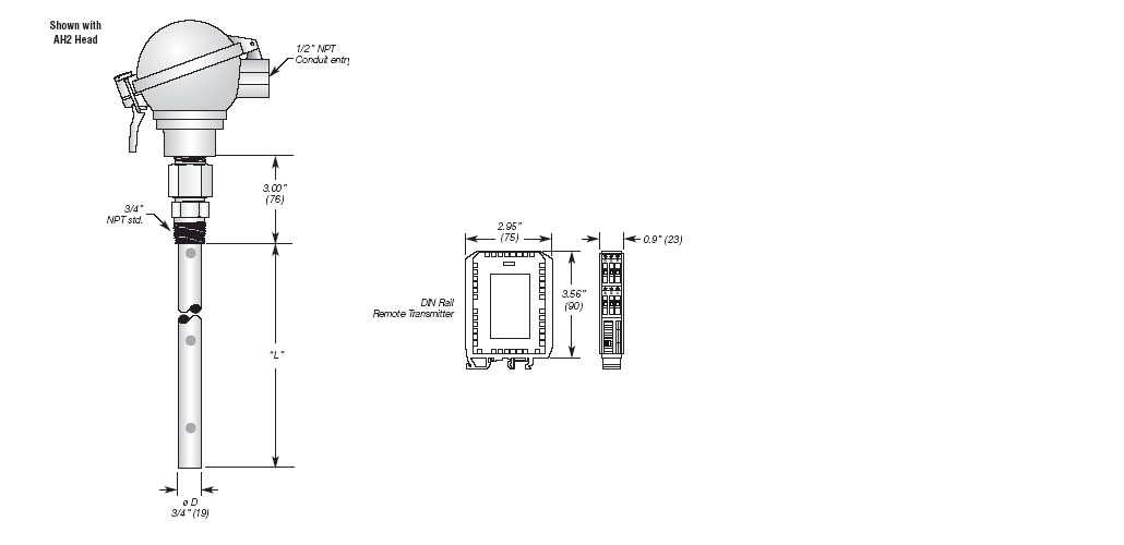 Continuous Capacitance Level Transmitter 4-20mA, Loop Powered Details