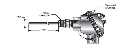 Head Type RTD Assembly Details