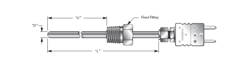 General Purpose Capsule T/C w/Connector Details