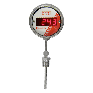 DTG03 Digital Temperature Gauge and RTD Sensor Probe, Compression Mount  DTG03 