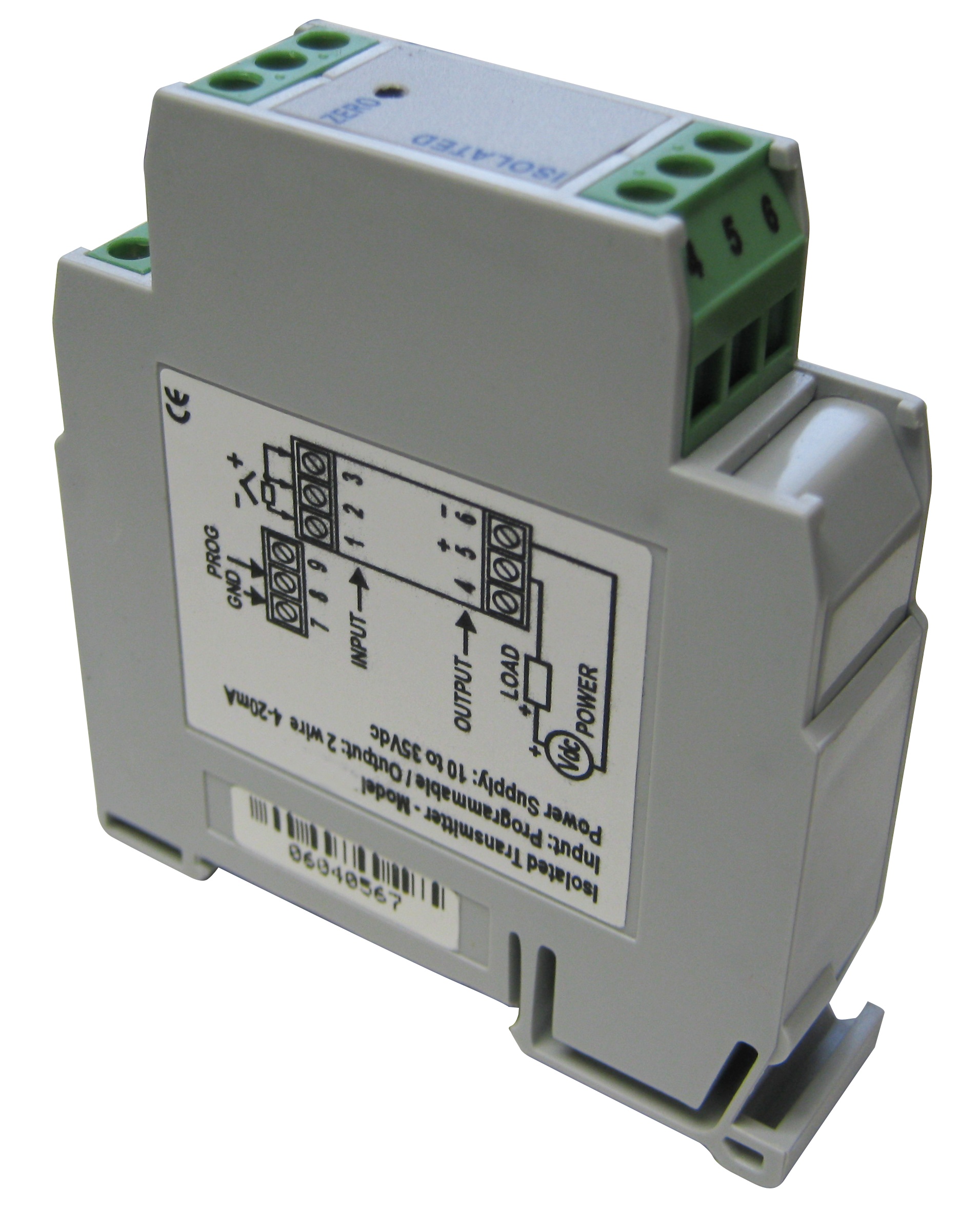 Universal Isolated Programmable Temperature Transmitter w/4-20mA or 20-4mA Output Picture