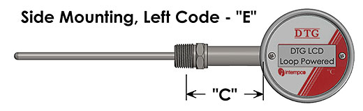 Intempco DTG53 / DTG54 Digital Temperature Gauge