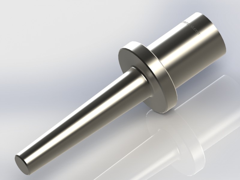 Tapered thermowells are the strongest mechanically. The stem starts off at a large diameter (the root  or shank diameter) and tapers down to the tip diameter. This design has a higher natural frequency making them more appropriate for systems with extreme dynamic conditions such as process lines with media flowing at high velocity.